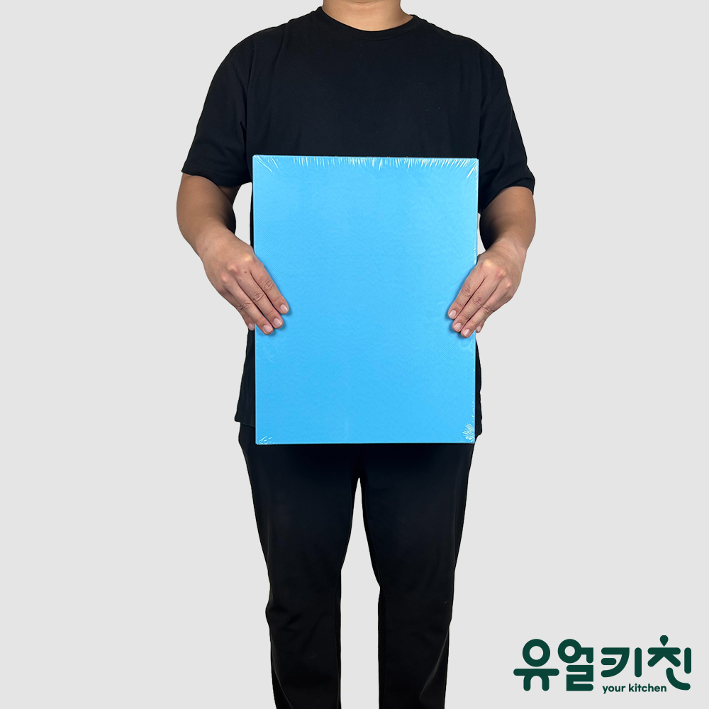 업소용 위생 도마 플라스틱 식당용 도마 45x35cm(18T), 블루