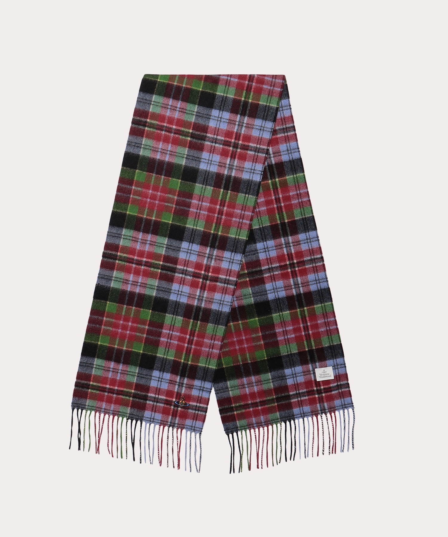 비비안웨스트우드 머플러 TARTAN 캐시미어 506360224 가을 겨울 - 상세 이미지 3