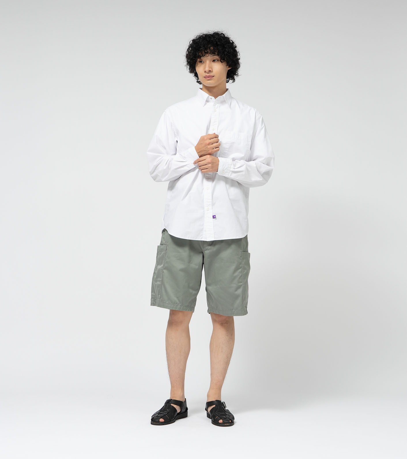 노스페이스퍼플라벨 레귤러 컬러 필드 셔츠 나나미카 25SS N25SG099 남녀공용 베이직 클래식 옥스포드 셔츠 이미지 7