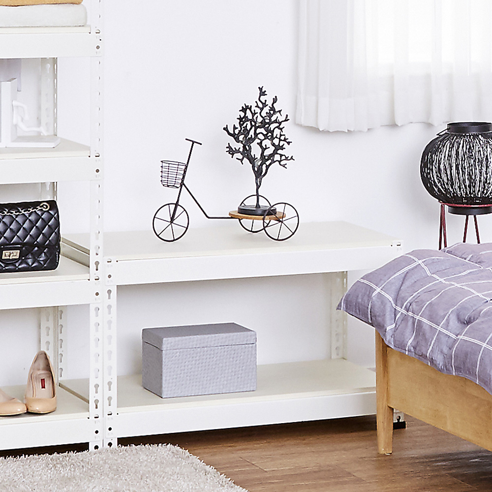 뮤트 문뒤선반 팬트리 무타공 시스템 다용도실 모듈 책 선반장 600400900 2단 - 상세 이미지 4