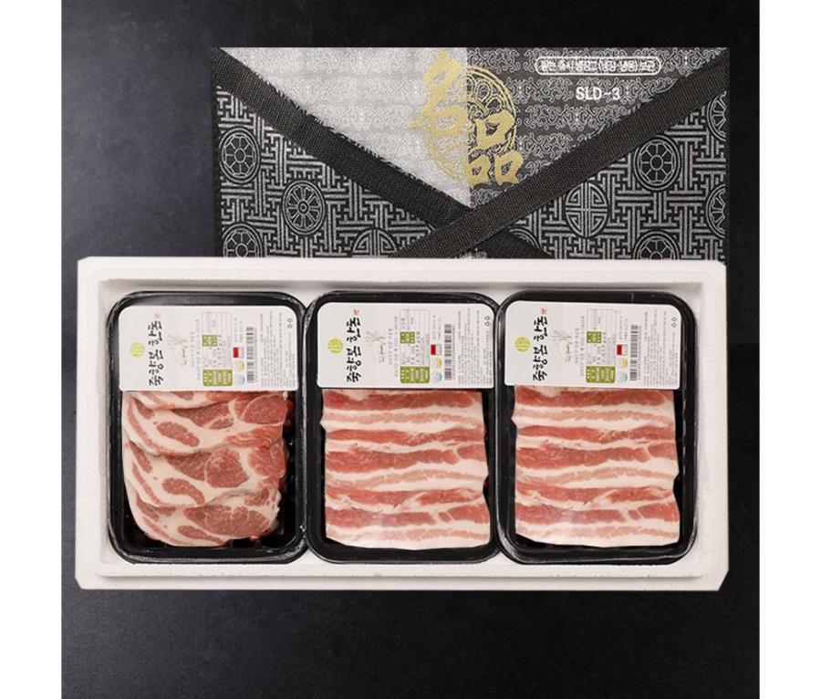 보성녹돈 프리미엄 구이세트 삼겹살+목살 1.2kg (냉장) : 구쿠다스