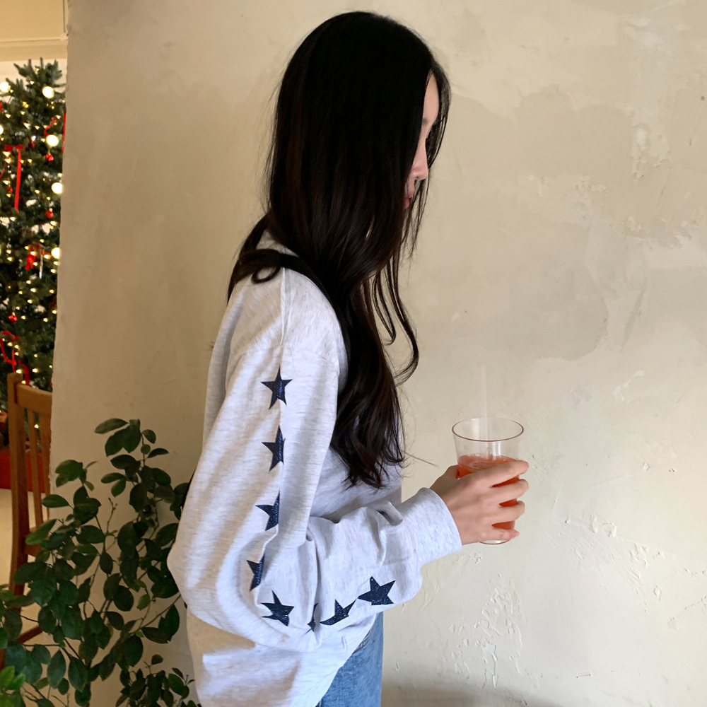 스타 글리터 티셔츠 - 상세 이미지 3