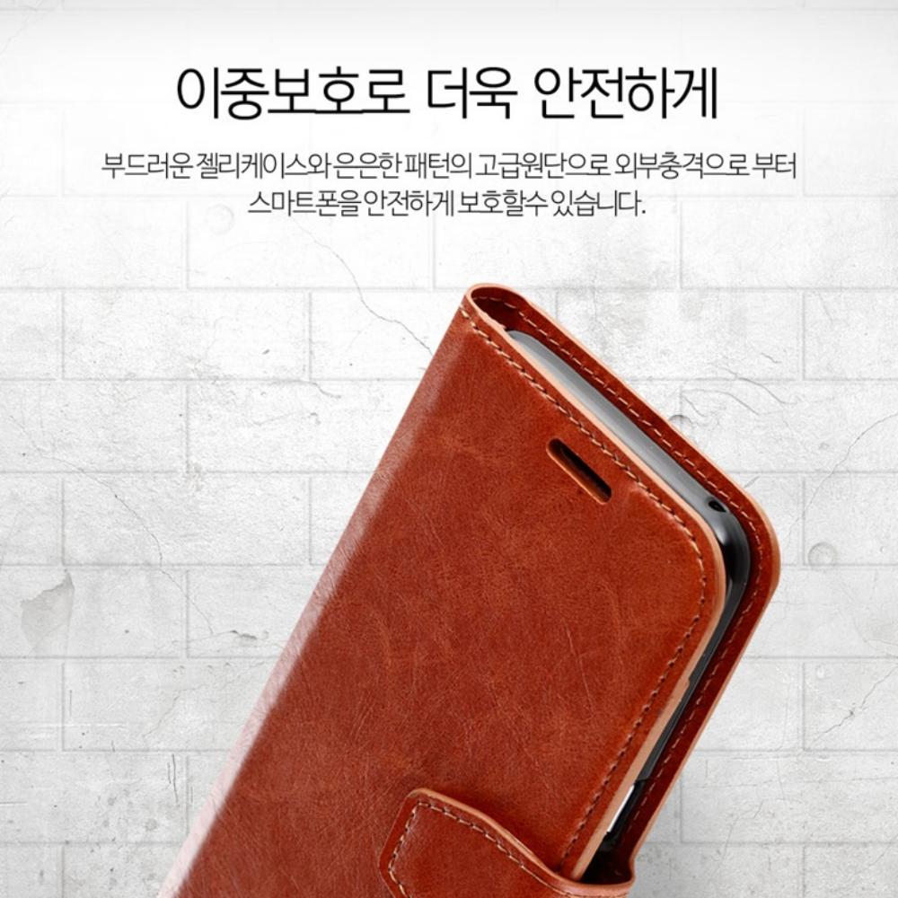 갤럭시A32 카드 케이스 이중 포켓 사노엘 SM-A325N - 상세 이미지 4