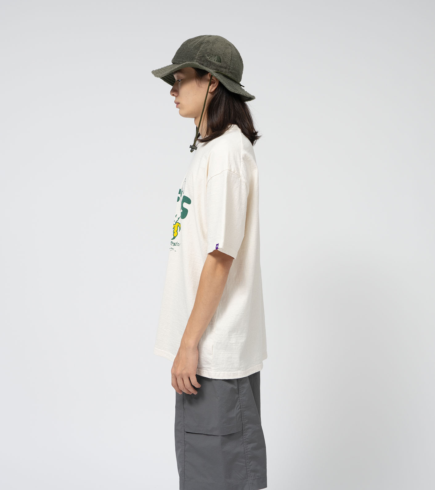 노스페이스퍼플라벨 반팔티 FFFES 그래픽 콤보 티 나나미카 25SS N25SI066 남녀공용 데일리 반팔티 프린트 로고 티셔츠 - 상세 이미지 3