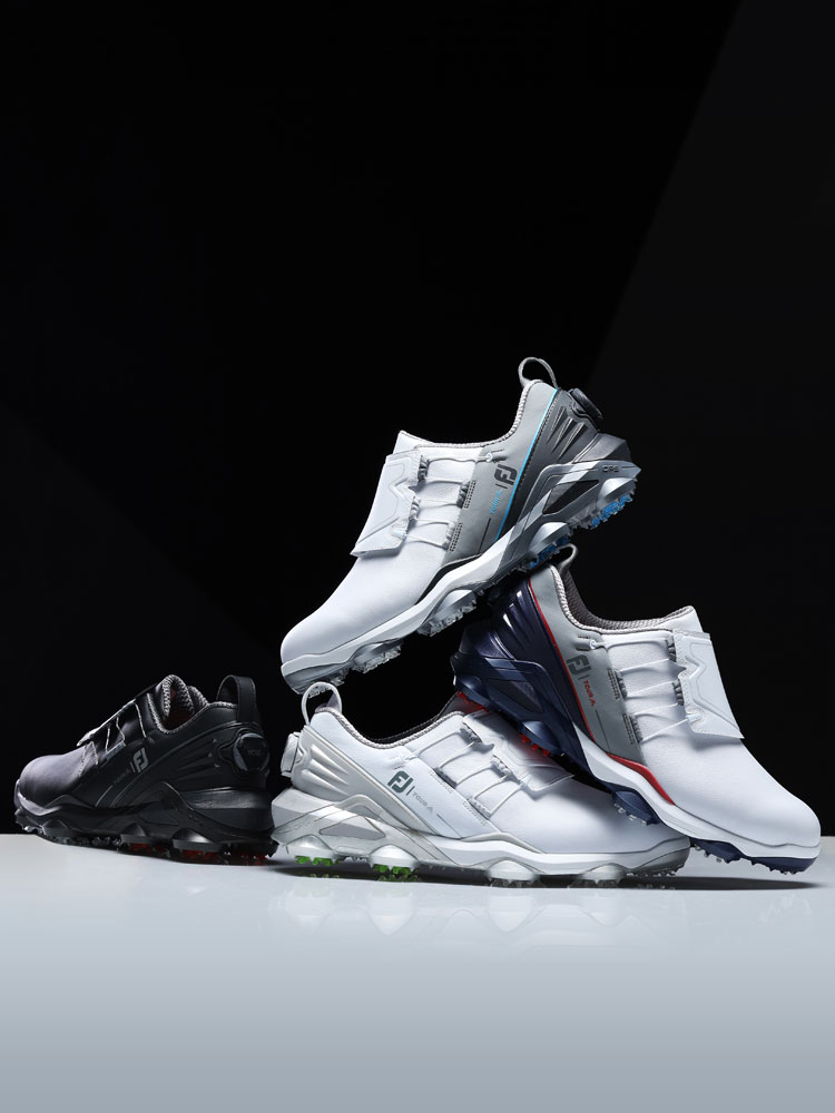 [아쿠쉬네트코리아] 풋조이 투어 알파 남성 스파이크 골프화 경량 방수 남자 골프신발