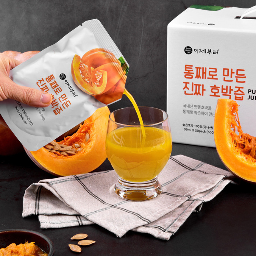 국내산 통째로 착즙한 진한 통호박즙 30포 출산 붓기 진액 다이어트 착즙 과채주스 - 상세 이미지 4