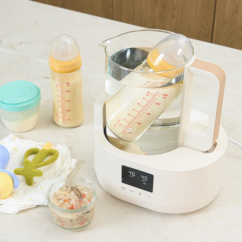 보아르 아가맘마 퓨어 분유포트 통유리 전기 커피포트기 무선 멀티 주전자 보온 안심세척