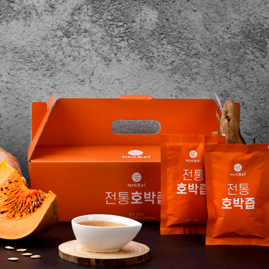 무설탕 순수 늙은 호박즙 100ml 30포 출산 붓기 다이어트 착즙 과채주스 - 상세 이미지 2