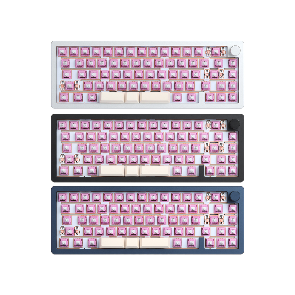 SPM AL68A 스플릿 VIA 유무선 풀 알루미늄 핫스왑 커스텀 기계식 키보드 베어본 (스위치 포함)