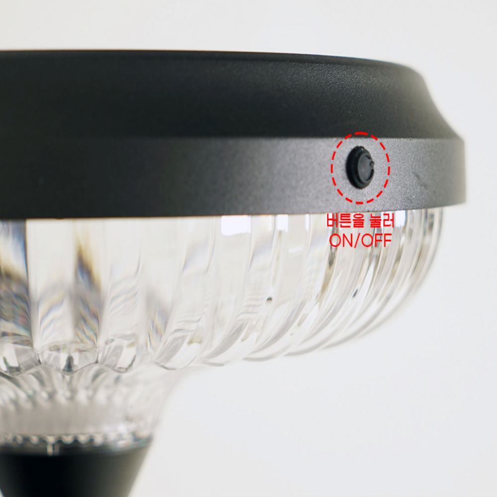 태양광전등 LED 태양열 조명 팩형 태양광 정원등 잔디등 480MM - 상세 이미지 2