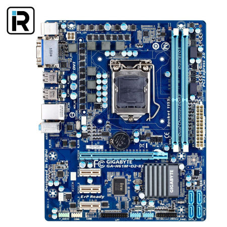 기가바이트 [중고]H61M-D2-B3 인텔 소켓1155 H61 기가바이트 메인보드 백패널X