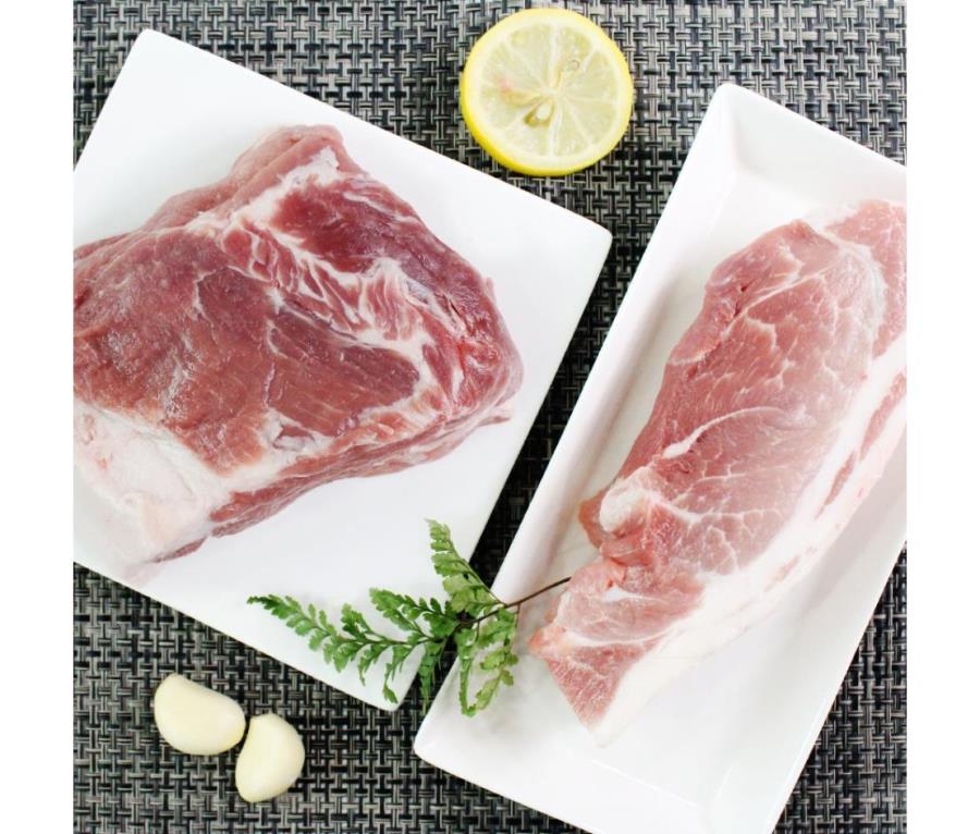 보성녹차 무항생제 프리미엄 한돈 보쌈세트 앞다리살500g+생목살500g 1kg : 구쿠다스