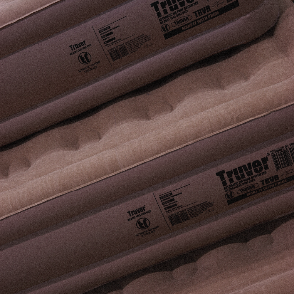 트루버 에어 베드 더블 (200x150), 40cm, 샌드베이지