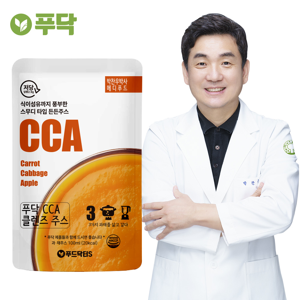 푸드닥터 CCA주스 클렌즈(푸닥까주스) 30팩 100ml 클린쥬스