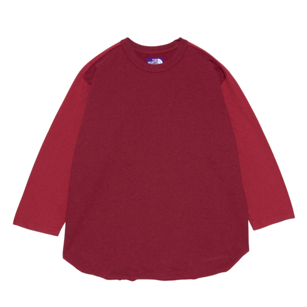 노스페이스퍼플라벨 티셔츠 7oz 필드 베이스볼 티 나나미카 25SS N25SH016 남녀공용 데일리 맨투맨 티셔츠 - 메인 이미지