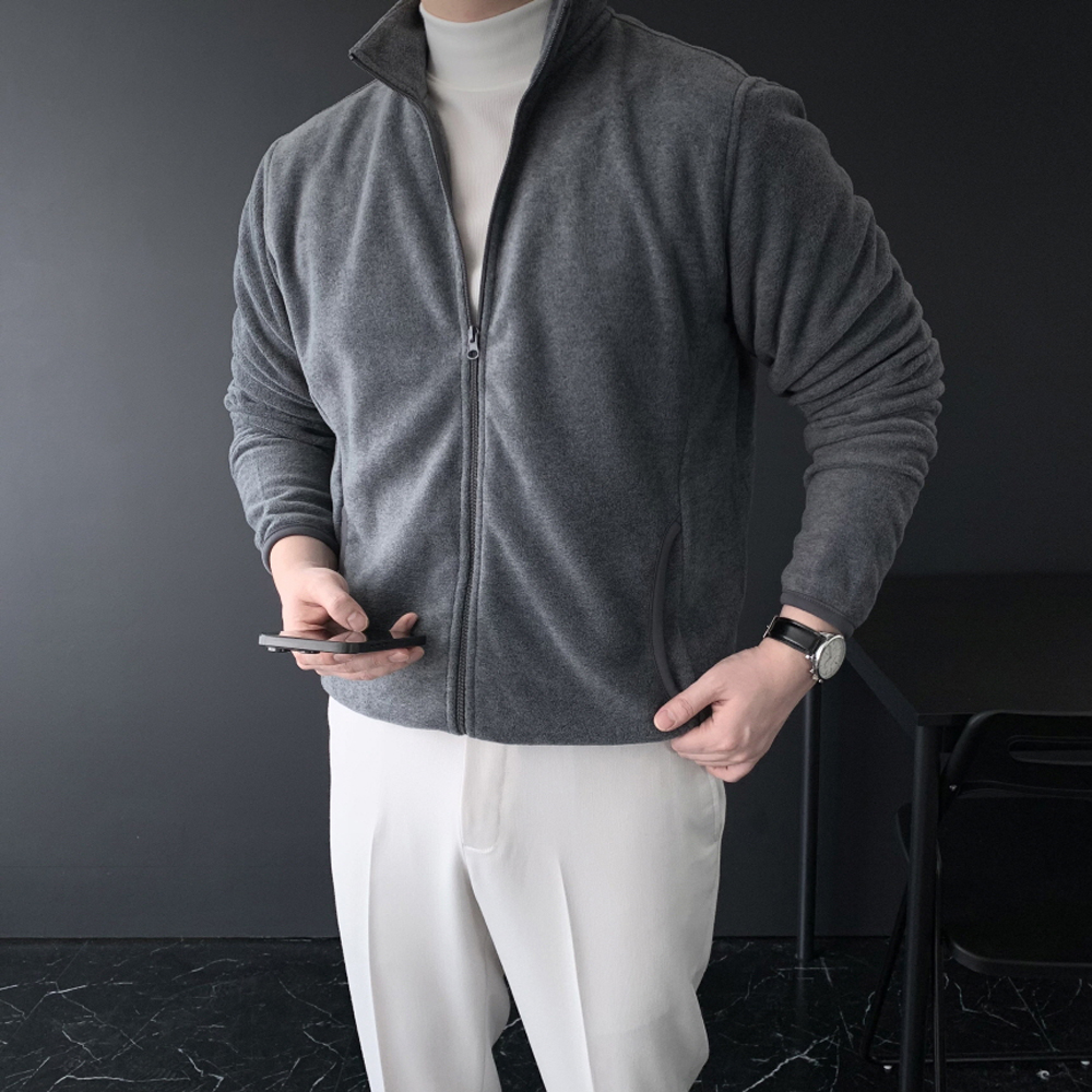 남자후리스집업 폴라폴리스 얇은후리스 제품 이미지