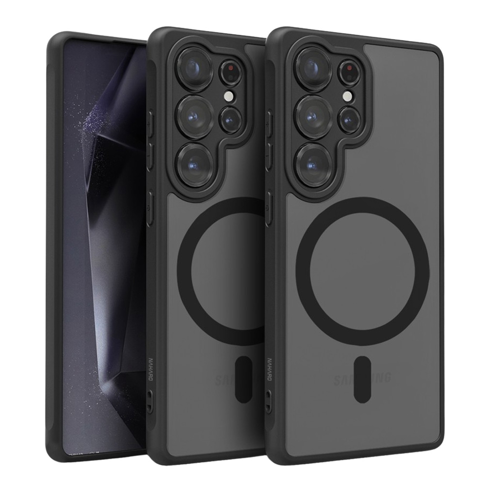 나하로 맥세이프 케이스 아머 하이브리드 블랙, 갤럭시S25