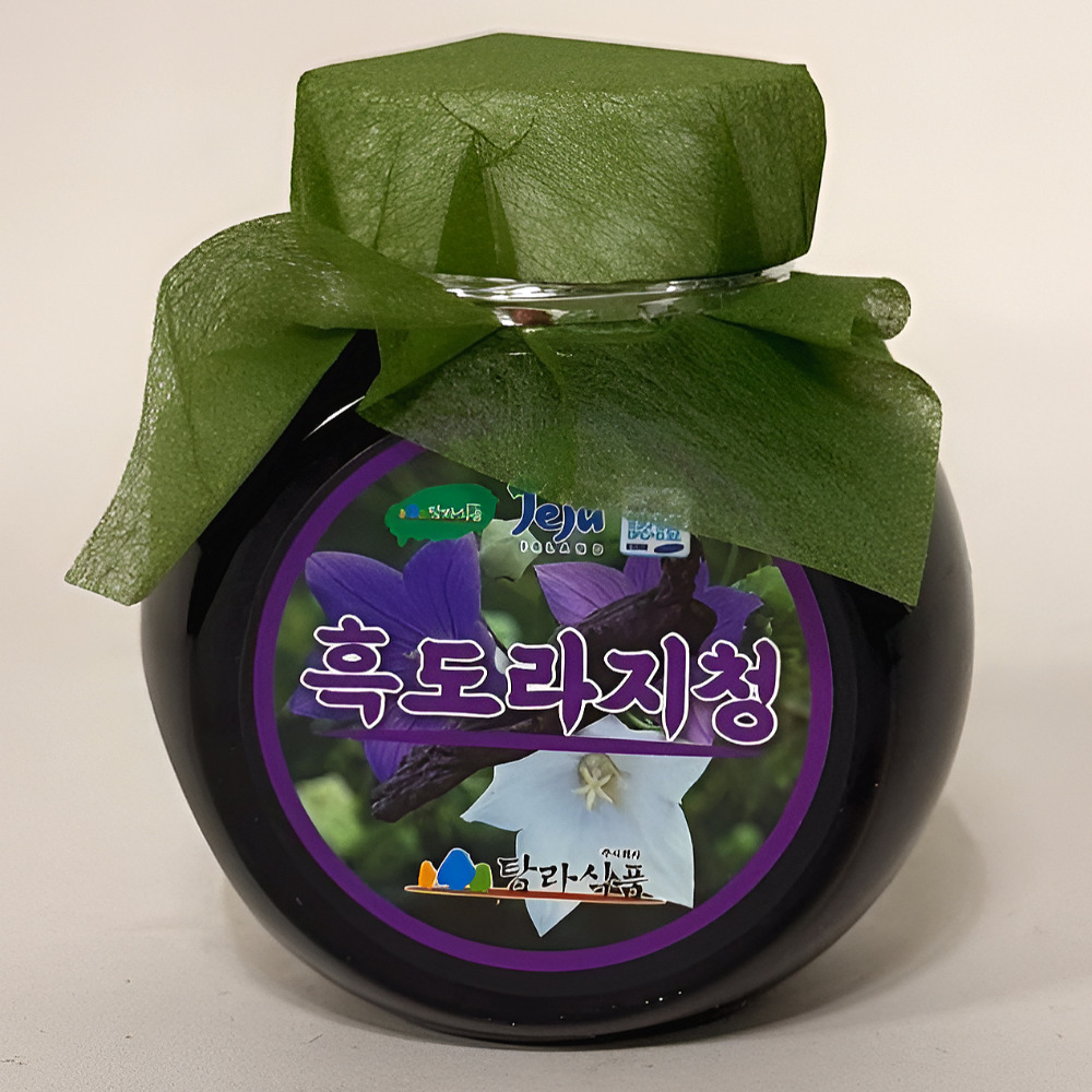 제주 흑청담 흑도라지청 약도라지청 흙 도라지고 - 상세 이미지 2