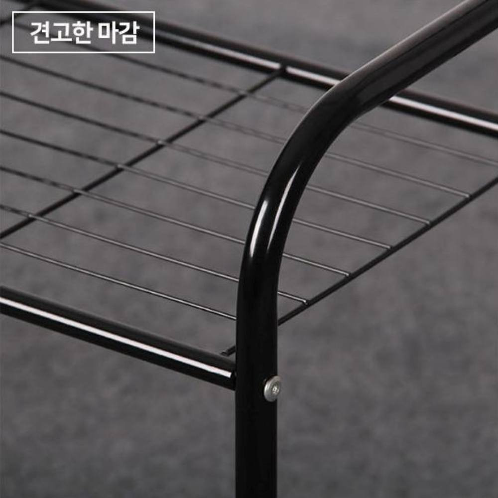 미니행거600 1단행거 슬림 선반 옷걸이 틈새 철제 간이