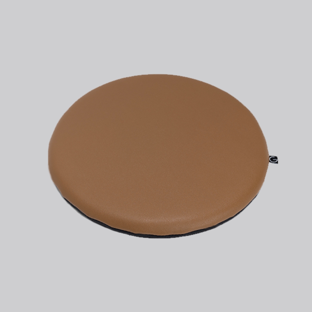 오브젝트지 가죽방석 벤치 식탁 의자 원형 방석 쿠션