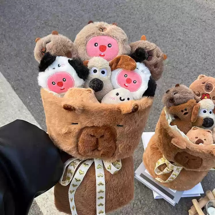 카피바라 인형꽃다발 입학식 발표회 생일 꽃다발 졸업 졸업식 부케 학예회 기념일 - 상세 이미지 5