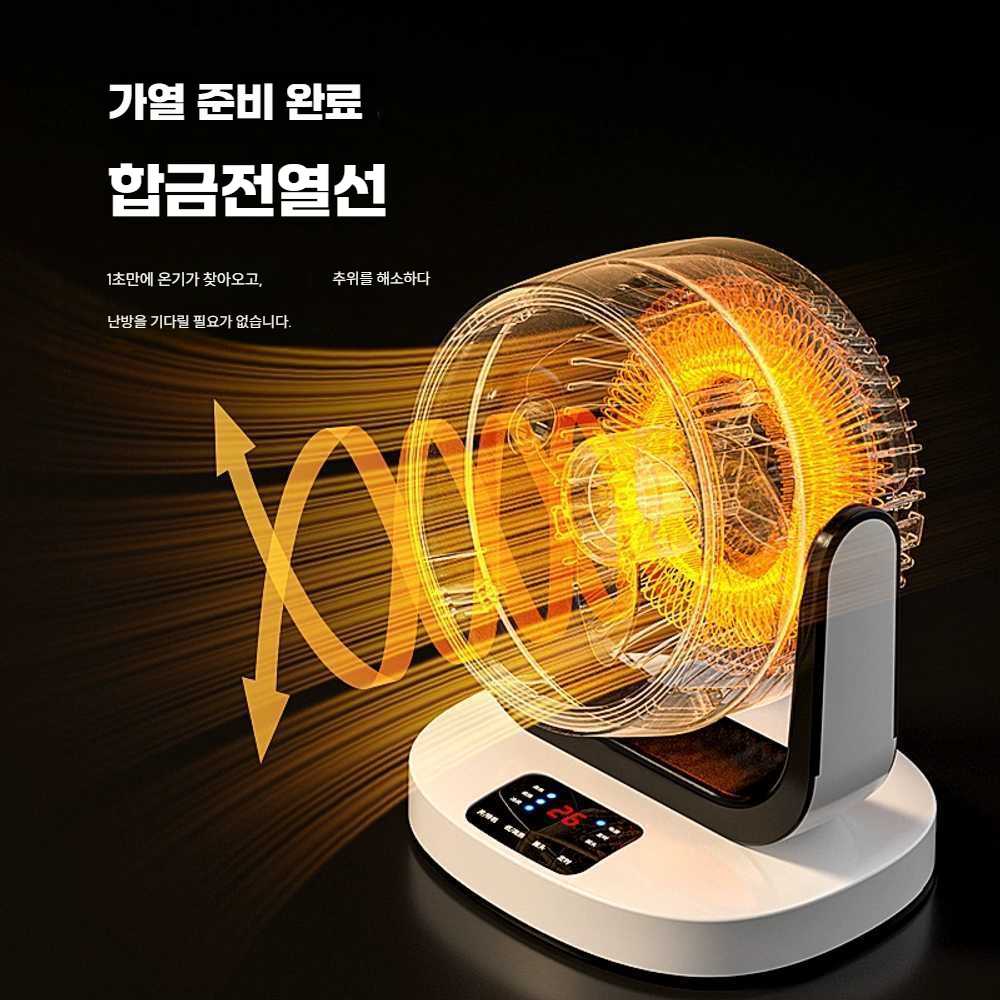 고캠프 소형열풍기 난방기 열풍기 히팅건 온풍기 소형 특가형 1500W 2단계 - 상세 이미지 5