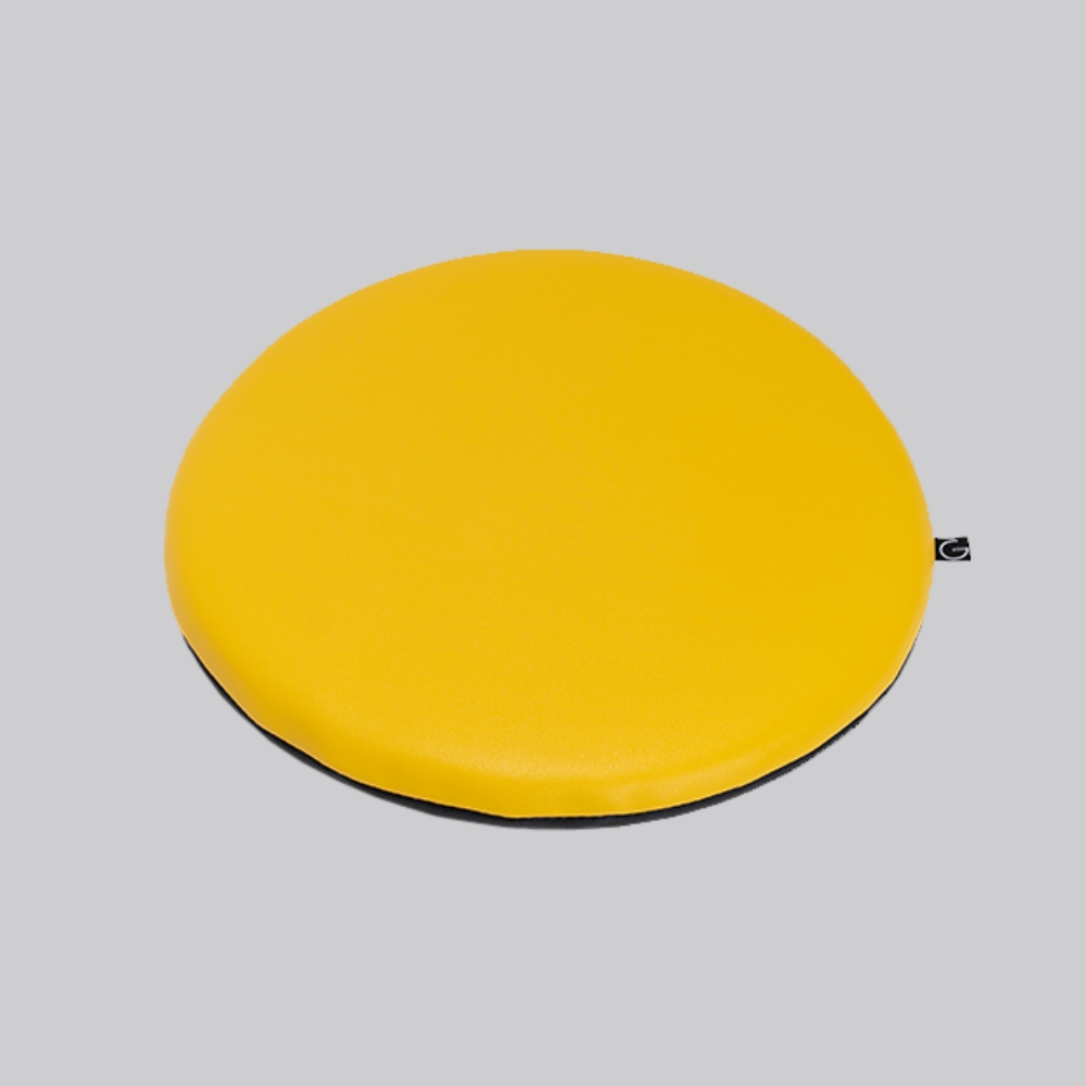 오브젝트지 가죽방석 벤치 식탁 의자 원형 방석 쿠션