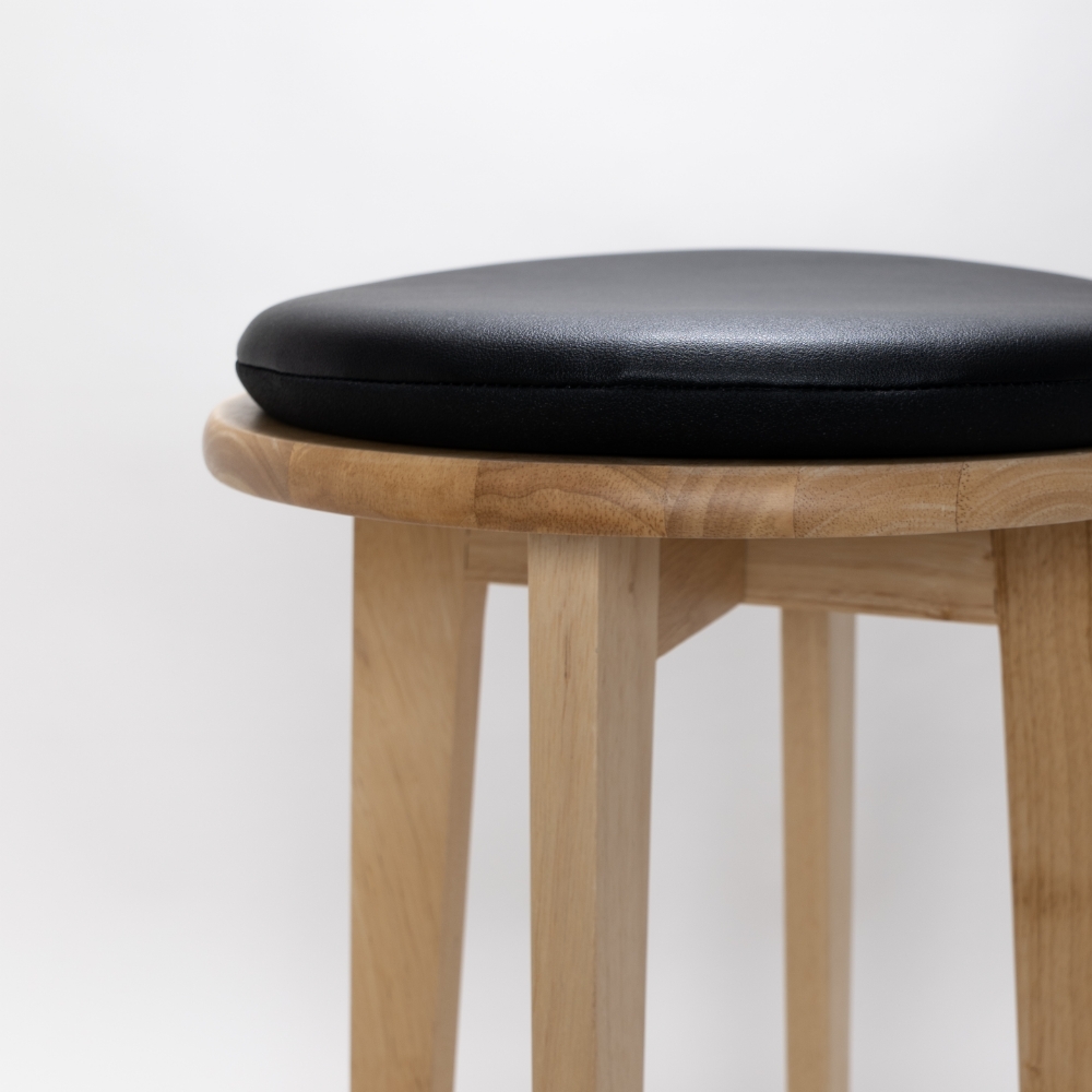 오브젝트지 가죽방석 벤치 식탁 의자 원형 방석 쿠션