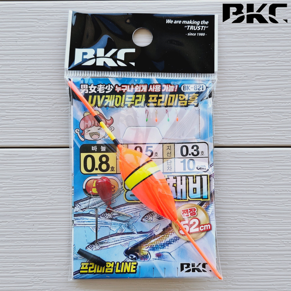 백경 5단 빙어낚시채비 빙어바늘 BK-821 - 상품 이미지