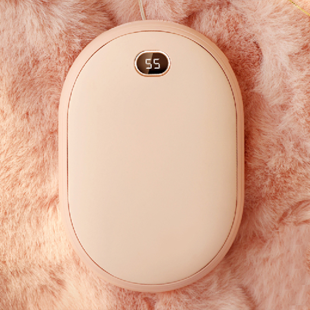 10000mA 손난로 보조배터리 대용량 핫팩 겨울 휴대용 충전식 전기 따뜻한 USB 겸용 - 상품 이미지