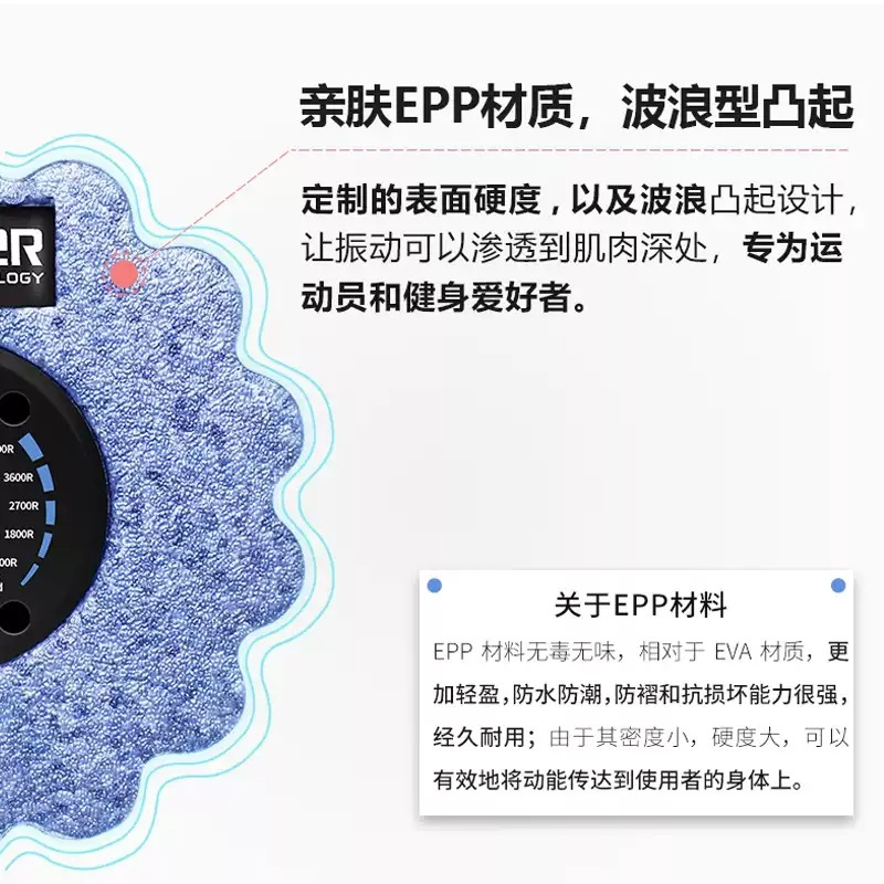 전동폼롤러 마사지 필라테스 롤러 지압 요가 마사지기 진동 스트레칭 종아리 근육 - 상세 이미지 3