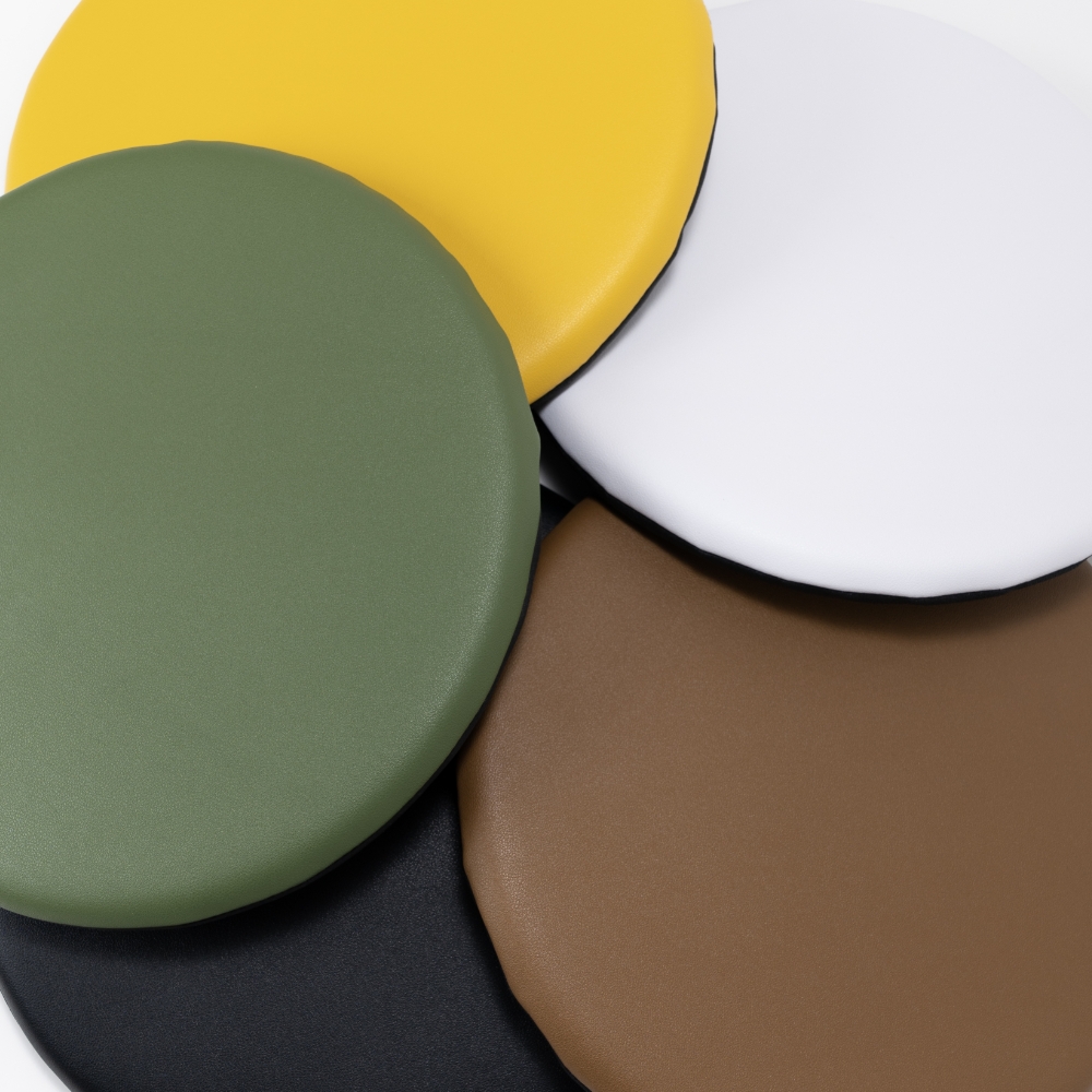 오브젝트지 가죽방석 벤치 식탁 의자 원형 방석 쿠션