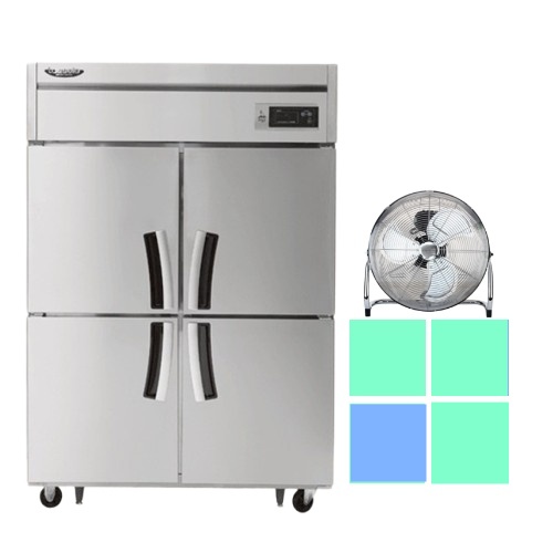 대형 4도어 업소용냉장냉동고 직냉식 카페 식당냉장고