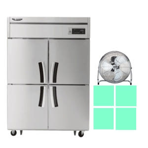 식당용냉장고 올냉장 4도어 식당 학교 업소용 직냉식냉장고 개봉기 | 실사용 후기 - 상품 이미지 1