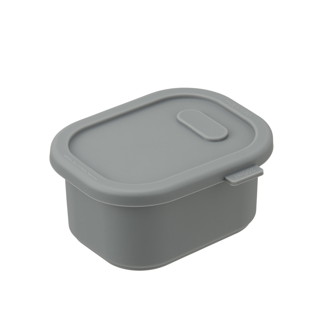 [N단독구성] 디아르 국내산 플래티넘 실리콘 밥 팩 소분 냉동밥 보관 용기 200ml 4P