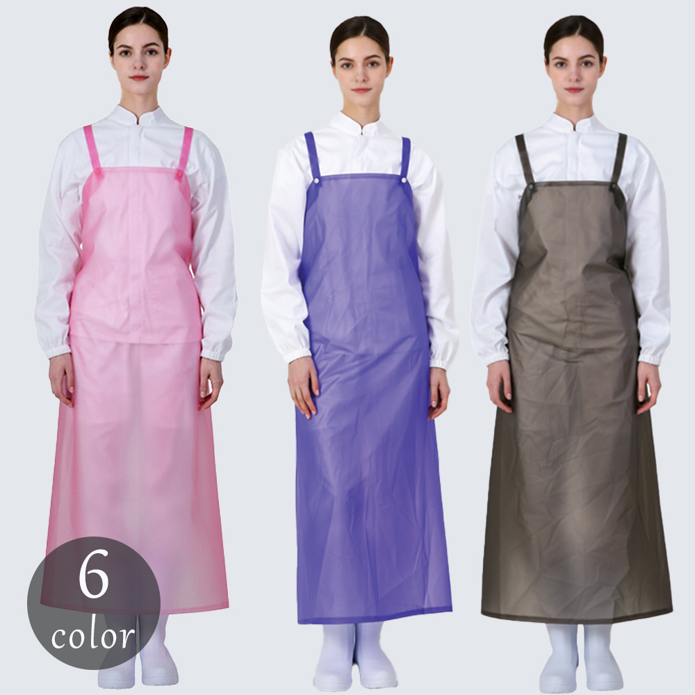 (6color)안전스냅단추 우레탄방수앞치마(H형)대 - 상세 이미지 3