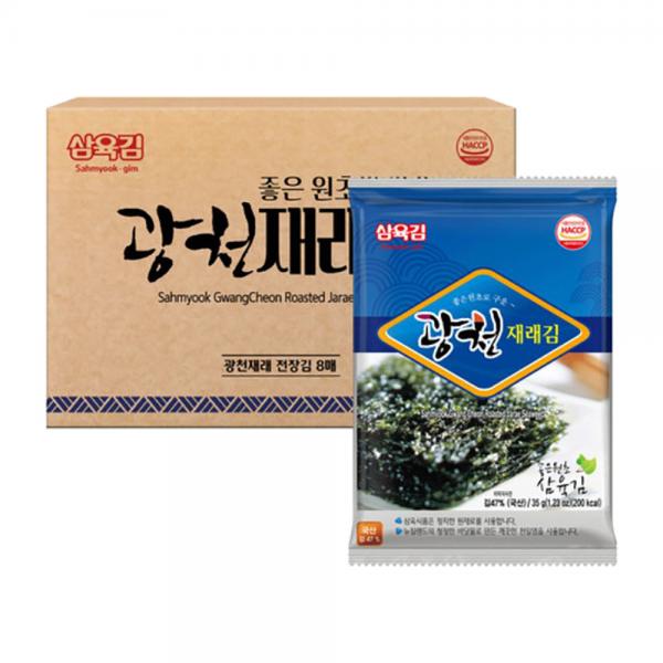 삼육김 광천 전장김 8매 35g 20봉 - 상품 이미지