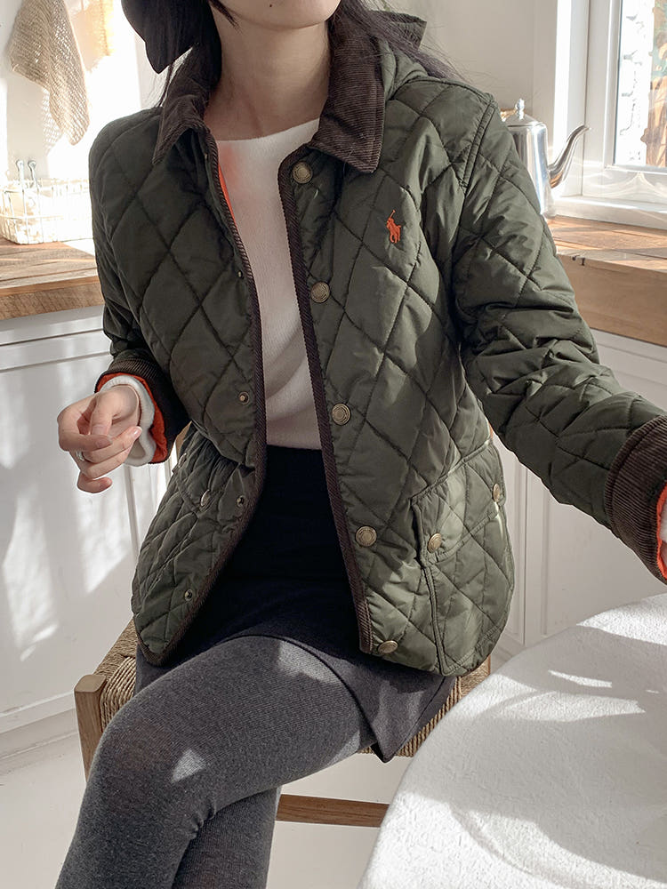 폴로 퀼팅 자켓
