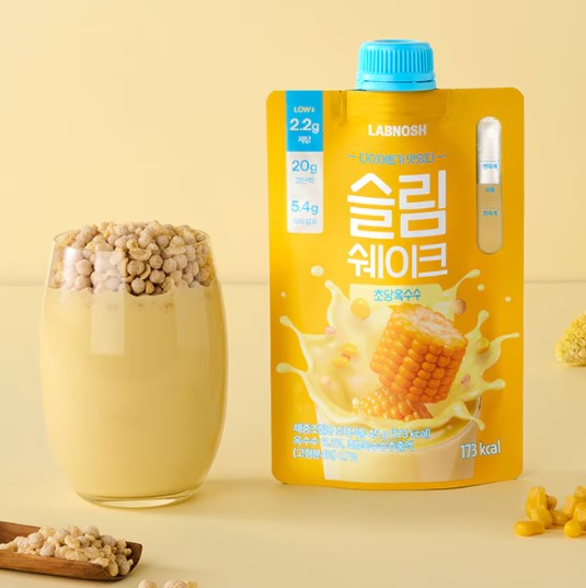 랩노쉬 슬림 쉐이크 초당 옥수수, 인절미 단백질 다이어트 45g x14개 - 상세 이미지 2