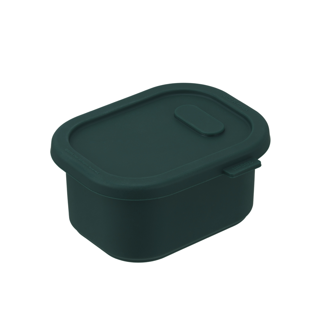 [N단독구성] 디아르 국내산 플래티넘 실리콘 밥 팩 소분 냉동밥 보관 용기 200ml 4P