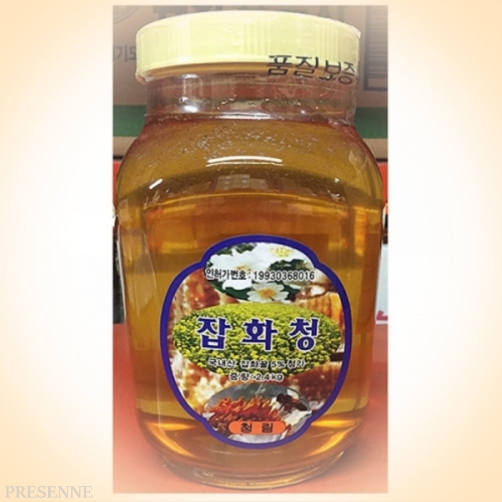 청림 잡화꿀 2.4Kg 꿀차 꿀물 조리용 : 그린헬씨