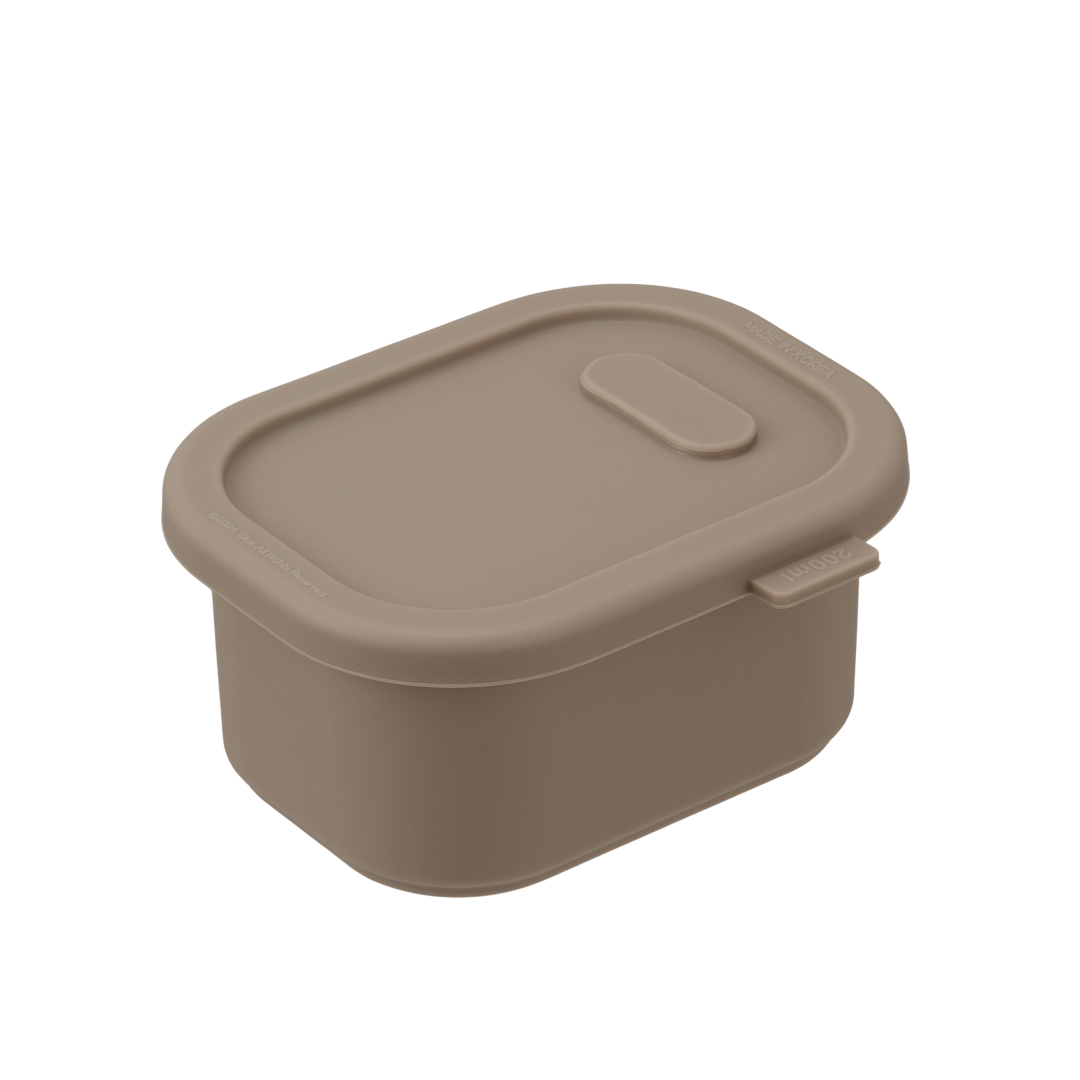 [N단독구성] 디아르 국내산 플래티넘 실리콘 밥 팩 소분 냉동밥 보관 용기 200ml 4P