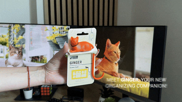 진저캣 고양이 헤드셋 걸이 거치대 헤드폰걸이 이어폰 걸이 판매처 상세 정보 이미지 4