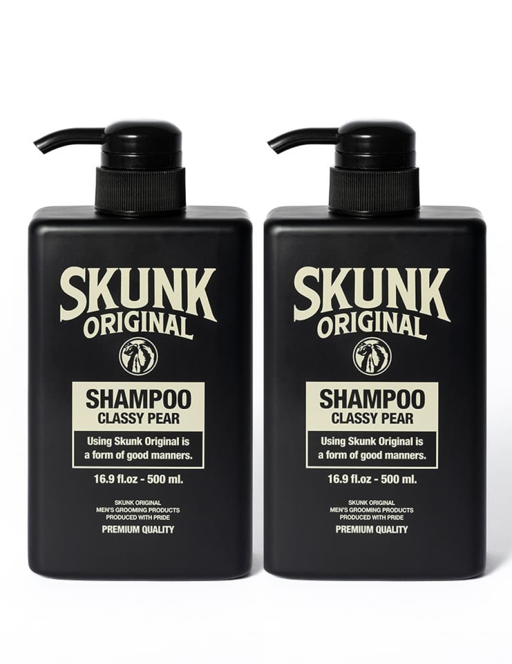 스컹크오리지날 클래시 피어 바버샵 독일 맥주효모샴푸 탈모샴푸 시트러스, 500ml, 2개