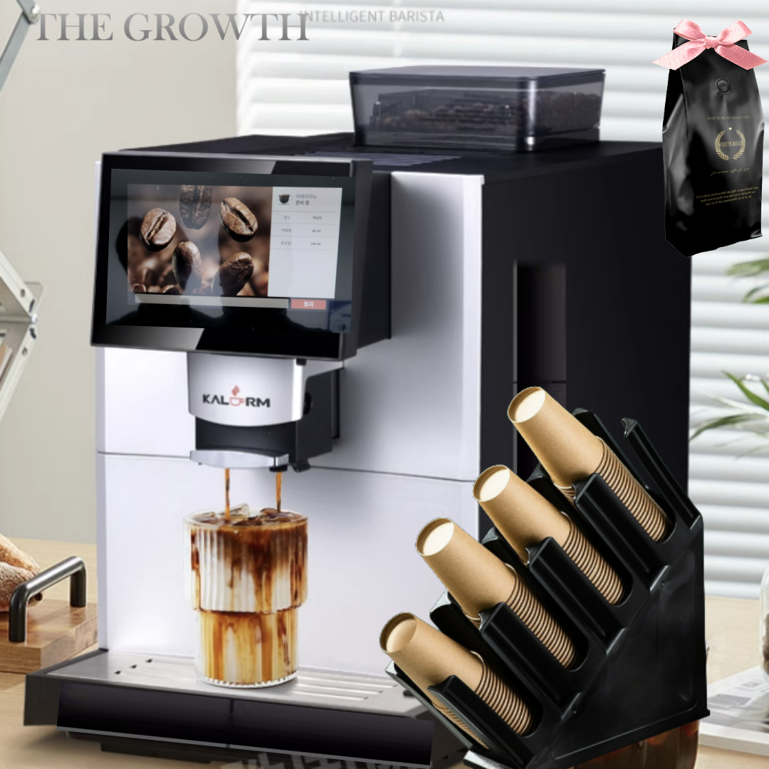 전자동커피머신기 업소용자동 커피머신 라떼 사무실 카페 영업용 병원 회사 ... 개봉기 | 실사용 후기 - 대표 이미지