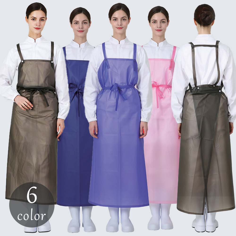 (6color)안전스냅단추 우레탄방수앞치마(H형)특대 - 상품 이미지