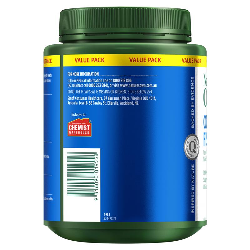 네이처스온 피쉬 오일 1500mg 오메가3 500캡슐 2팩 - 상세 이미지 4