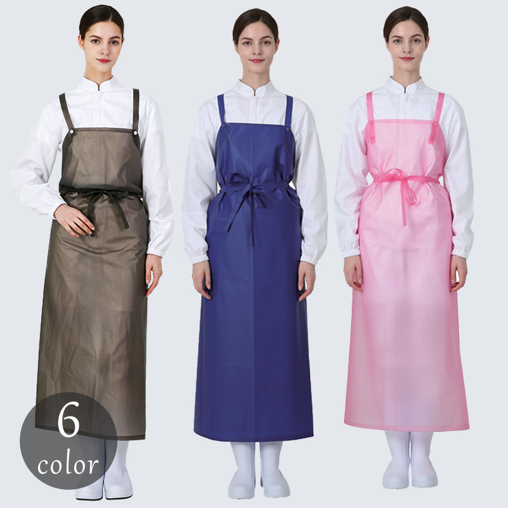(6color)안전스냅단추 우레탄방수앞치마(H형)특대 - 상세 이미지 2