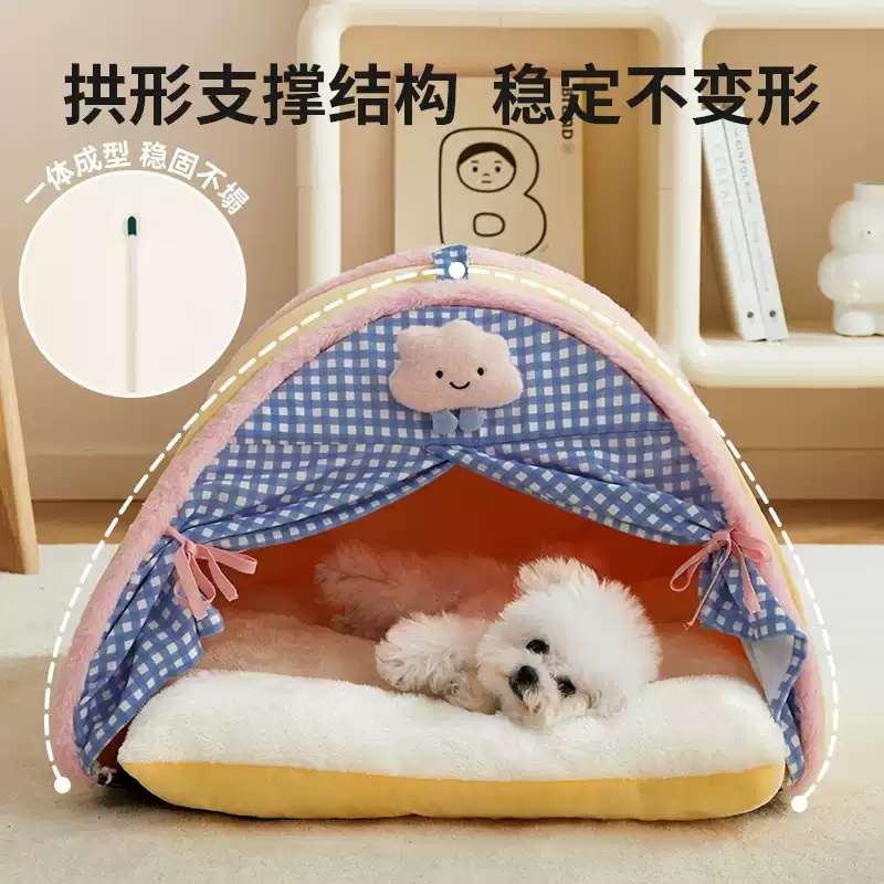 강아지난방텐트 보온 고양이 집 하우스 겨울집 길냥이 방한 숨숨집 길고양이 겨울 - 상세 이미지 5