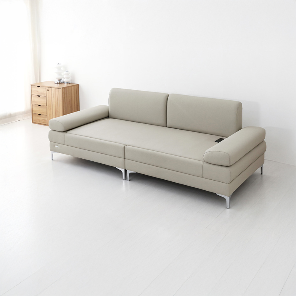 ONDOR 흙소파 3인 라이트그레이